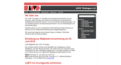 Desktop Screenshot of lsvd-thueringen.de